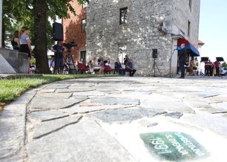 OTVORITEV OBELEŽJA SAMOSTOJNI SLOVENIJI  03 FOTO LJUBO VUKELIČ